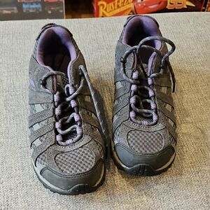 Columbia Women's Charcoal and Lavender Athletic Shoes